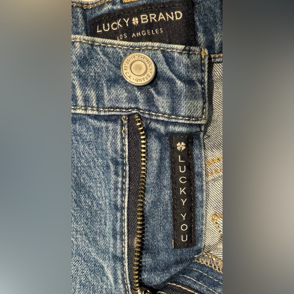 🛍️ Lucky brand boyfriend denim shorts, size 0/25 - Picture 2 of 6